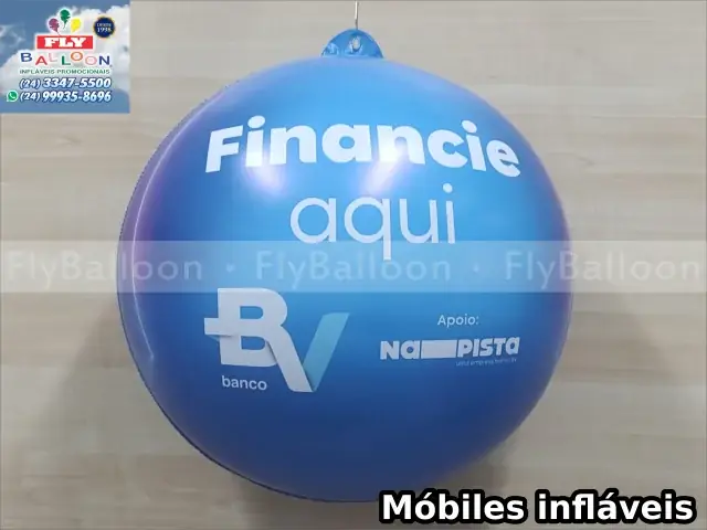 Mobile inflável promocional Financie Aqui Banco BV