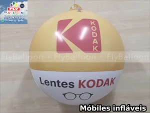 mobile inflável promocional lentes kodak